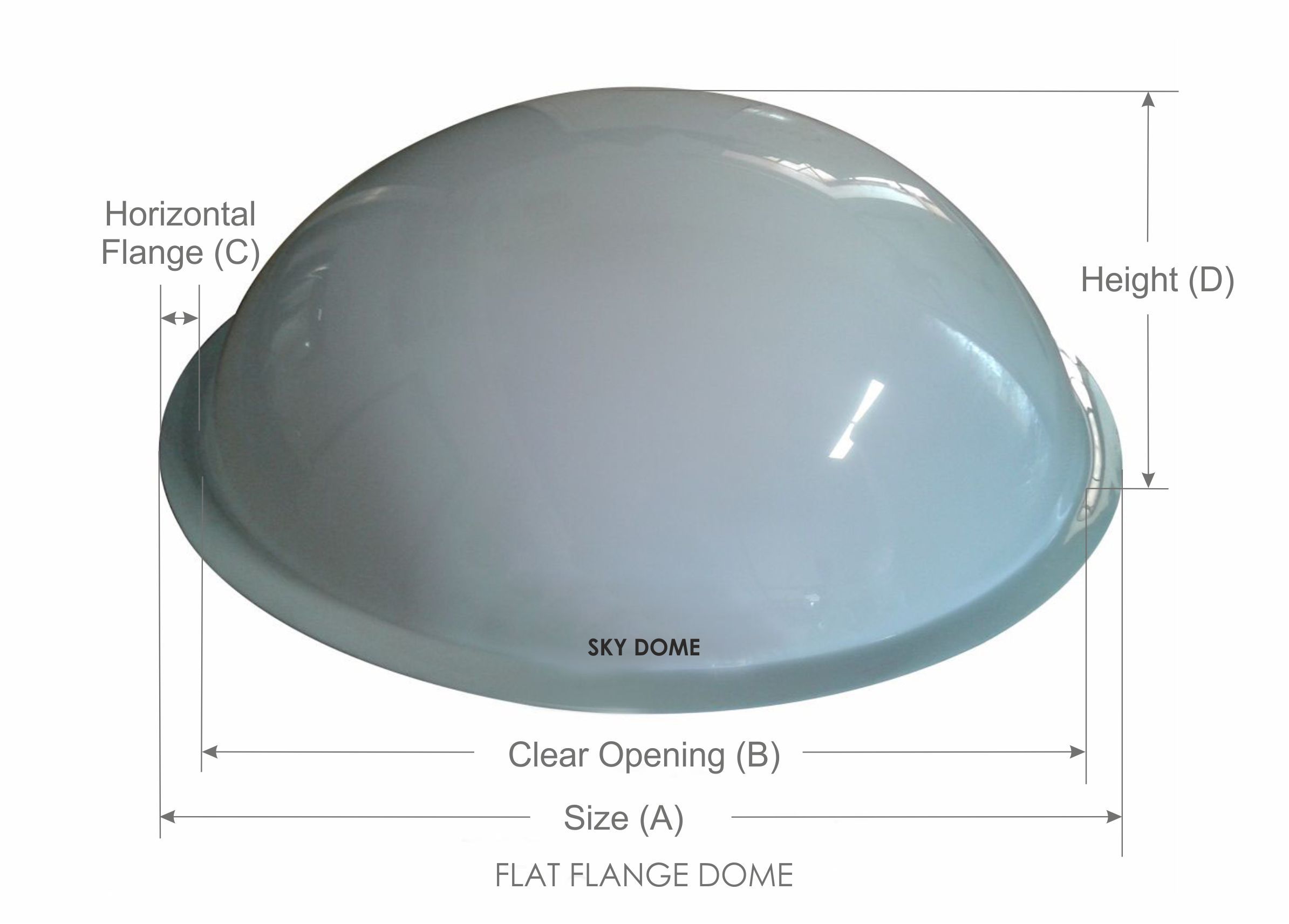 Polycarbonate Skylight Dome - Shape: Round And Pyramid