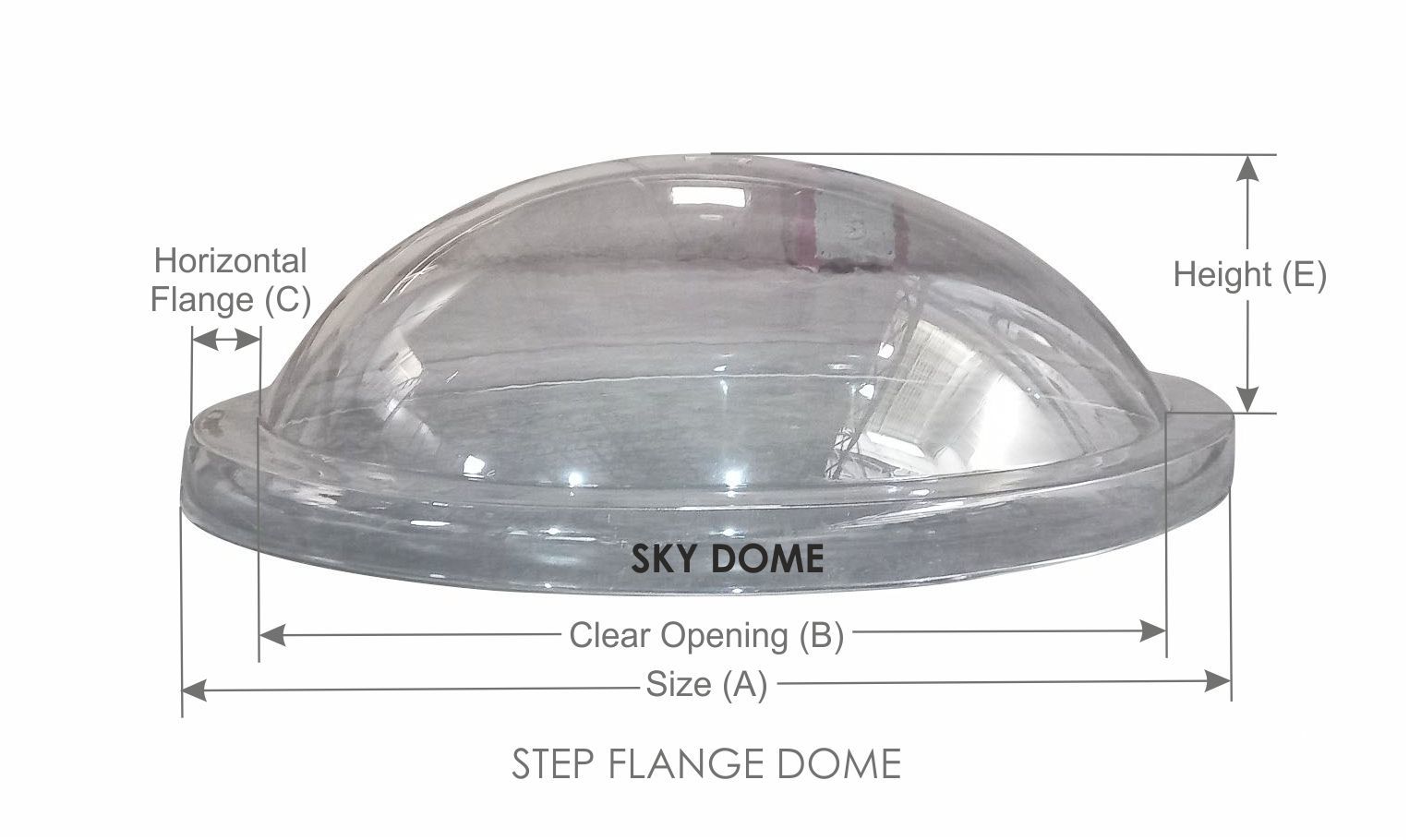 Polycarbonate Skylight Dome - Shape: Round And Pyramid