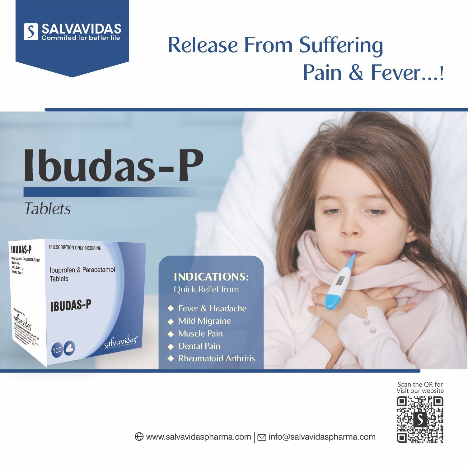 Ibuprofen & Paracetamol Tablets Age Group: Adult