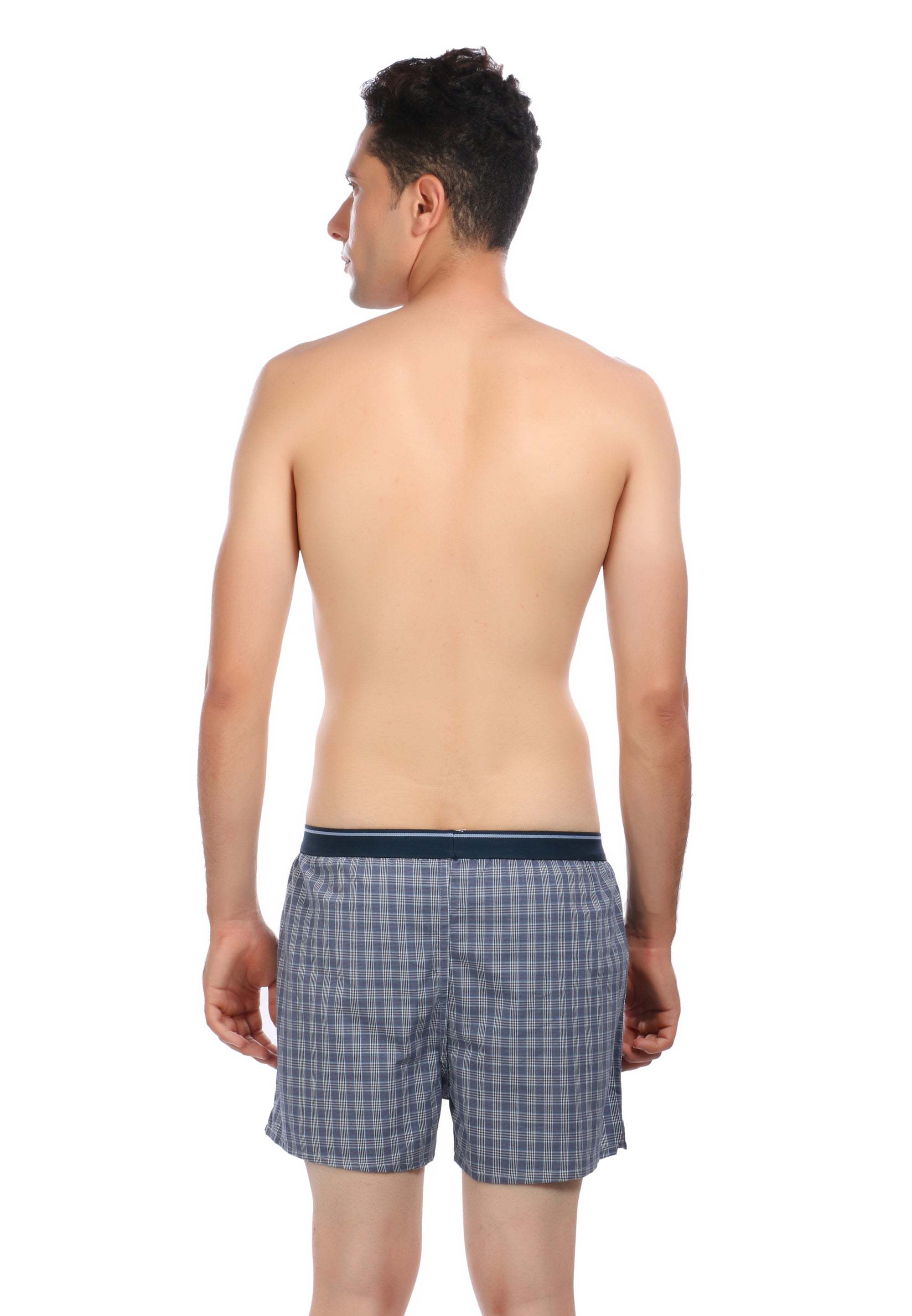Multicolour Gents Boxer Shorts - 100% Combed Cotton, Mid Length M-xxl | Smooth Finish, Printed And Flocked Design, Lace Closure, Unique Style