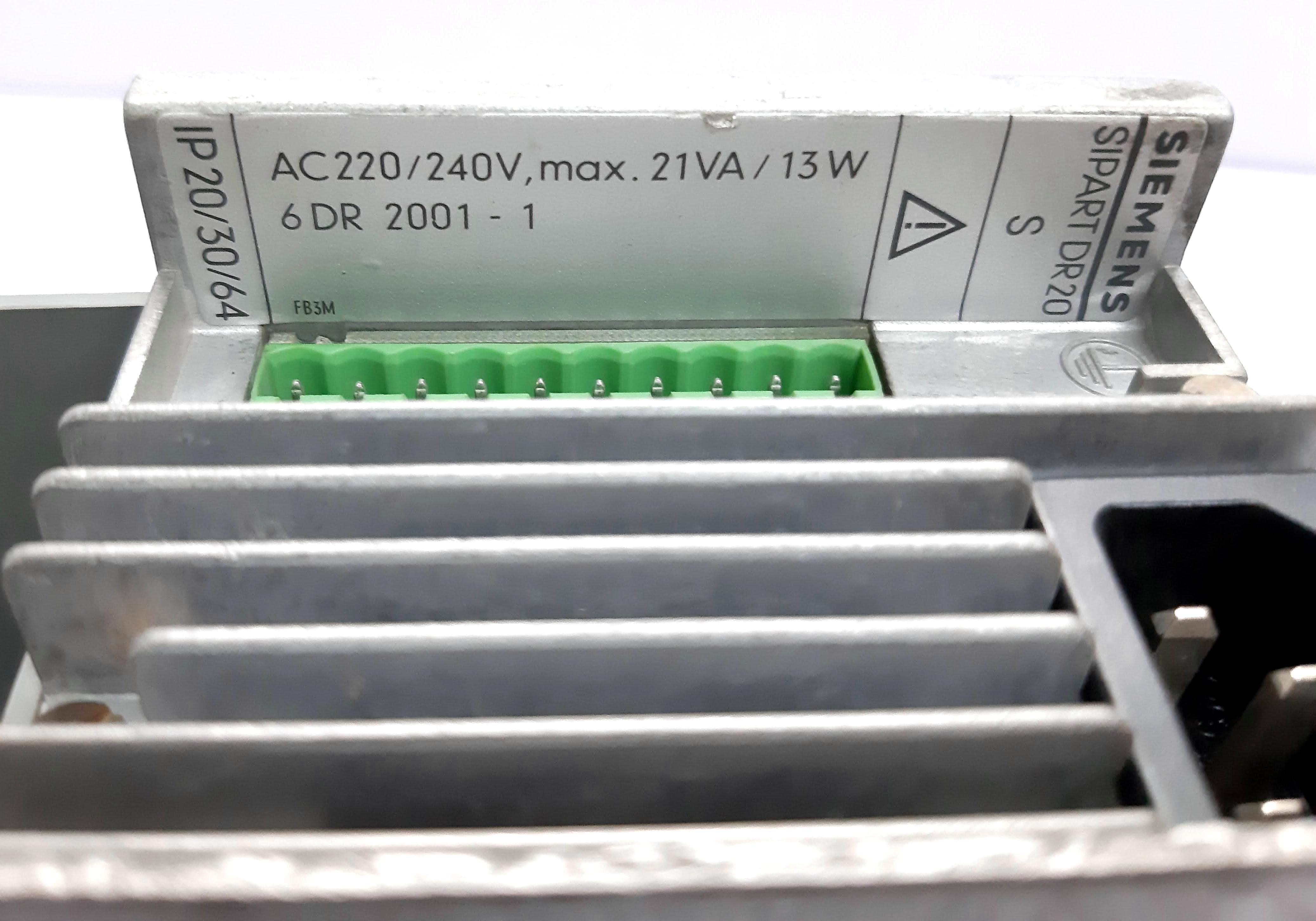 6dr2001-1 Dr20 Siemens Sipart Controller
