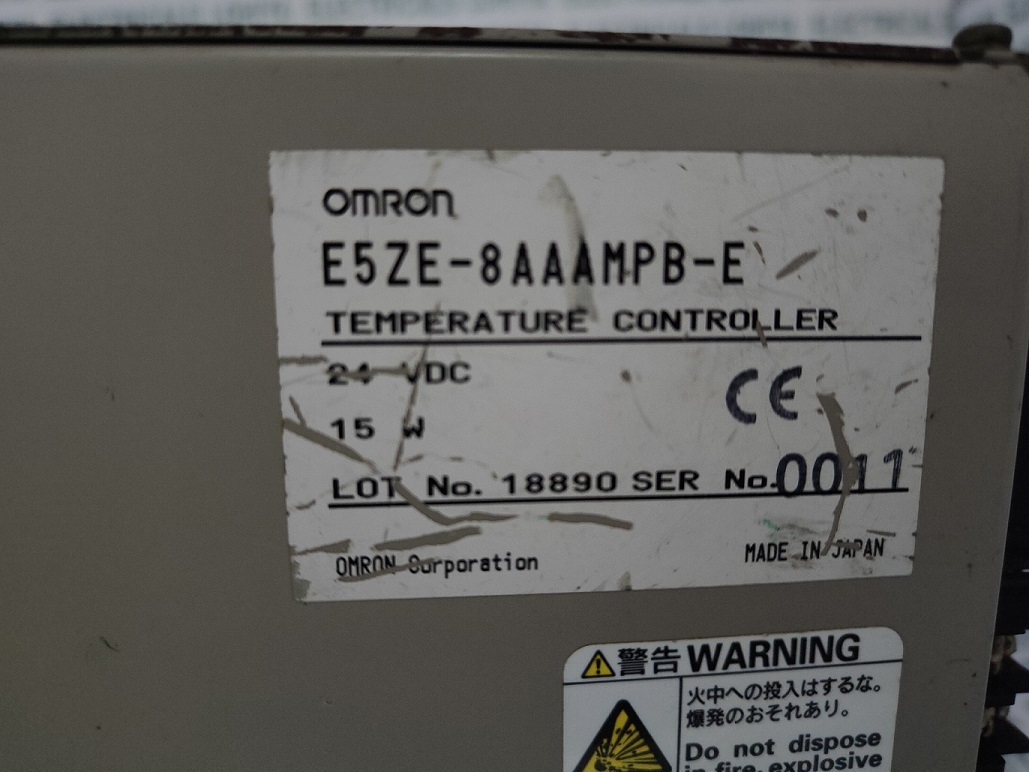 Omron Ac Servo Drive E5ze-8aaampb-e