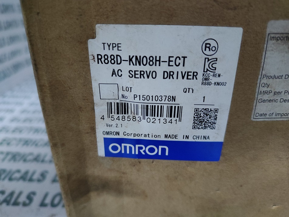 Omron Ac Servo Drive R88d-kn08h-ect