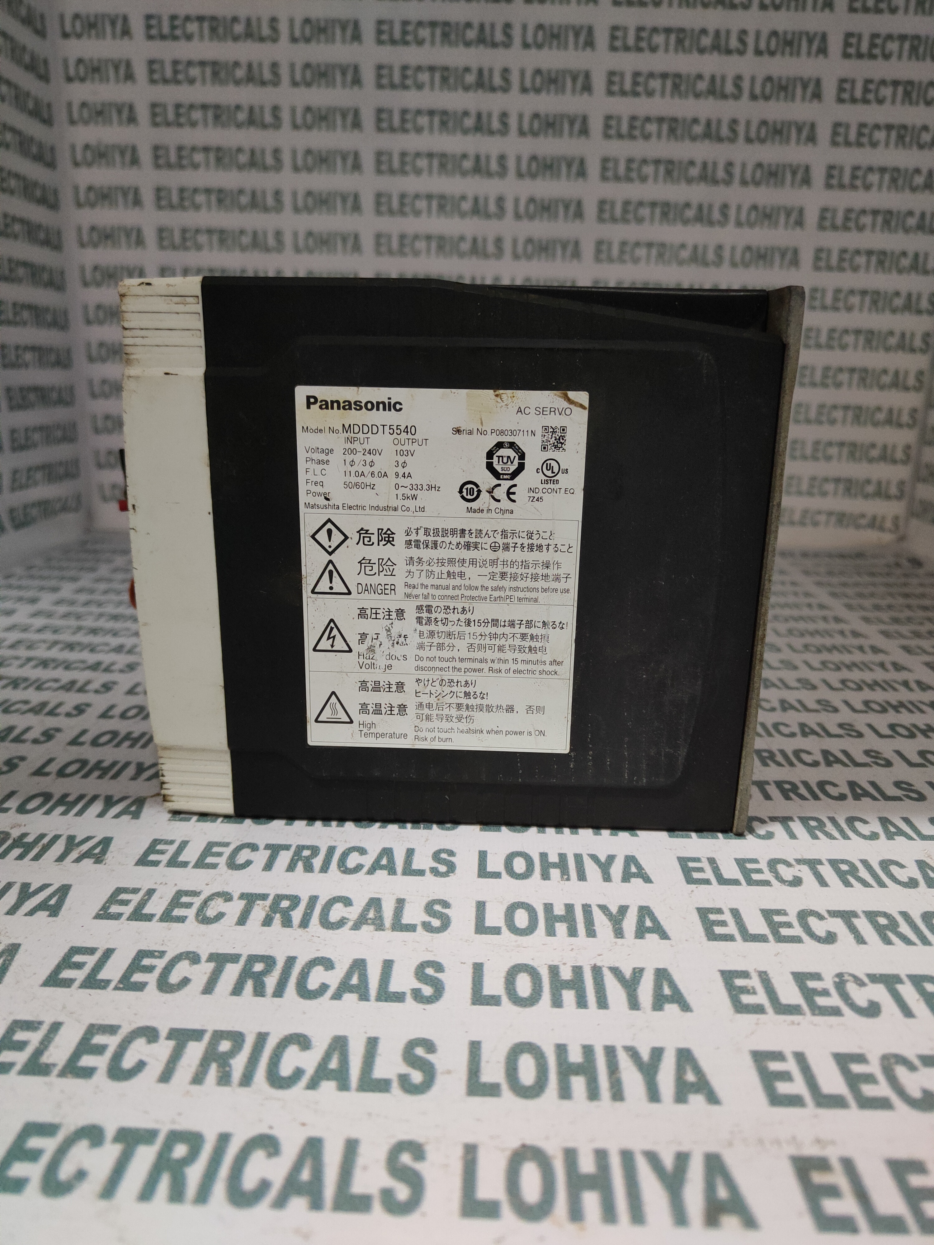 Panasonic Ac Servo Drive Mdddt5540
