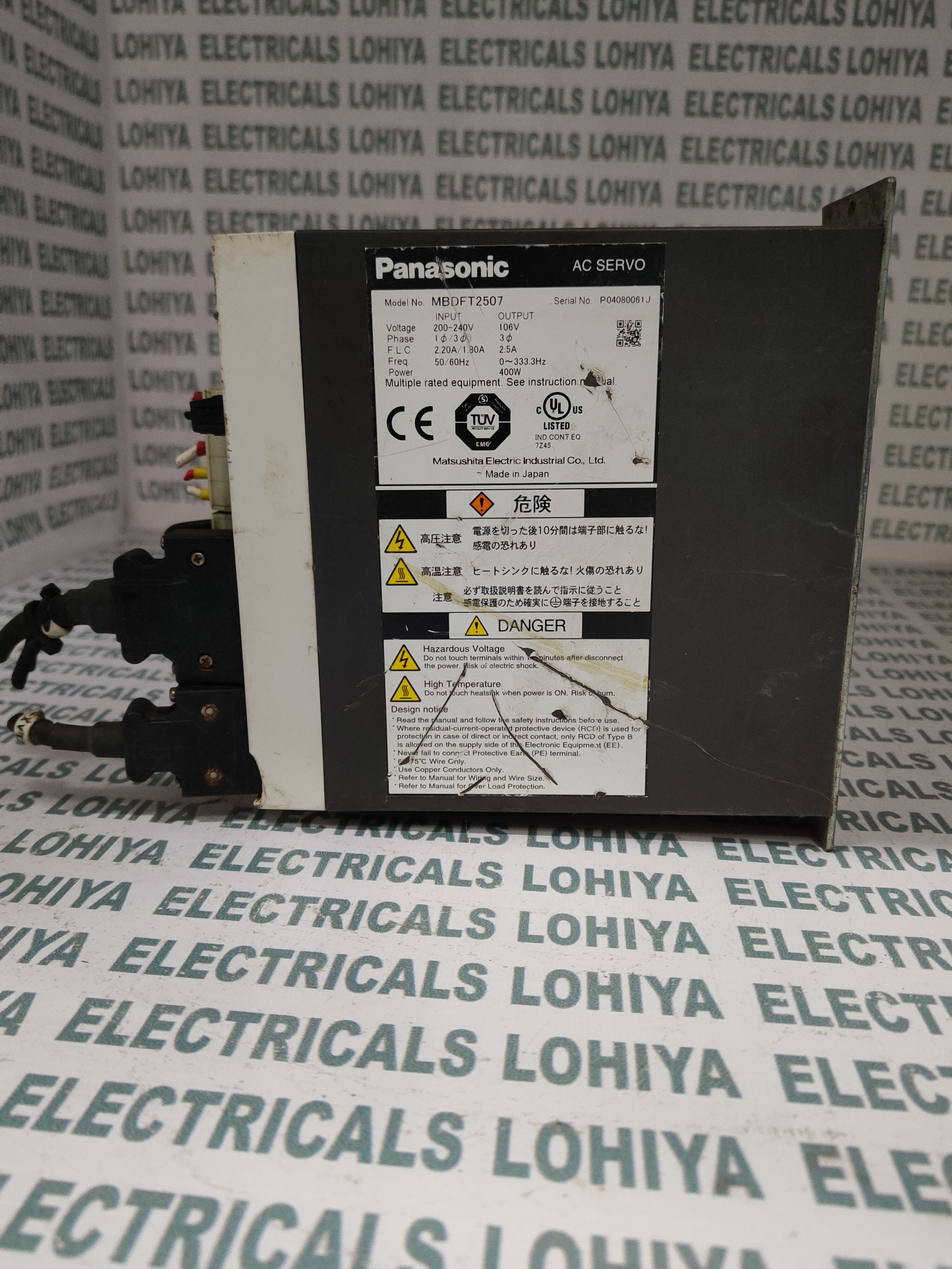 Panasonic Ac Servo Drive Mbdft2507