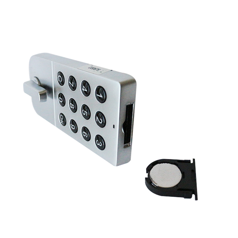 Digital Cabinet Lock - Zinc Alloy, Polished Silver Finish | High Security With Electronic Cam Lock, Personal Code Access