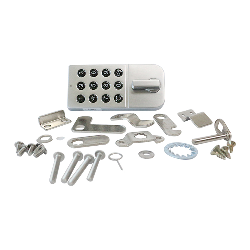 Digital Cabinet Lock - Zinc Alloy, Polished Silver Finish | High Security With Electronic Cam Lock, Personal Code Access