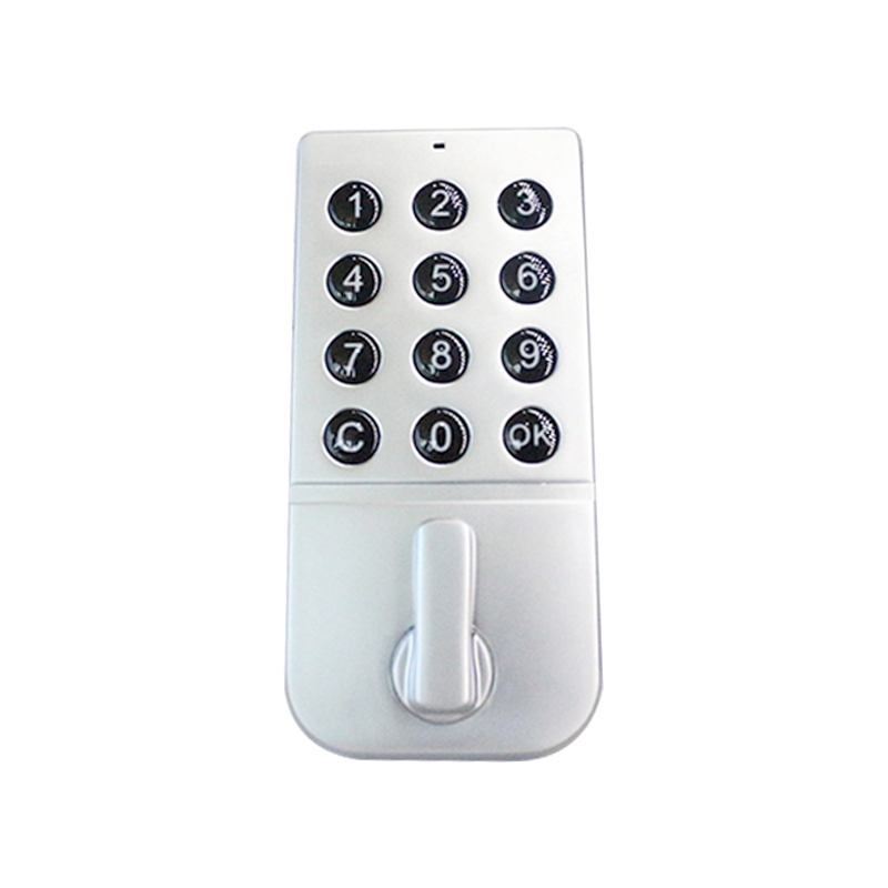 Digital Cabinet Lock - Zinc Alloy, Polished Silver Finish | High Security With Electronic Cam Lock, Personal Code Access