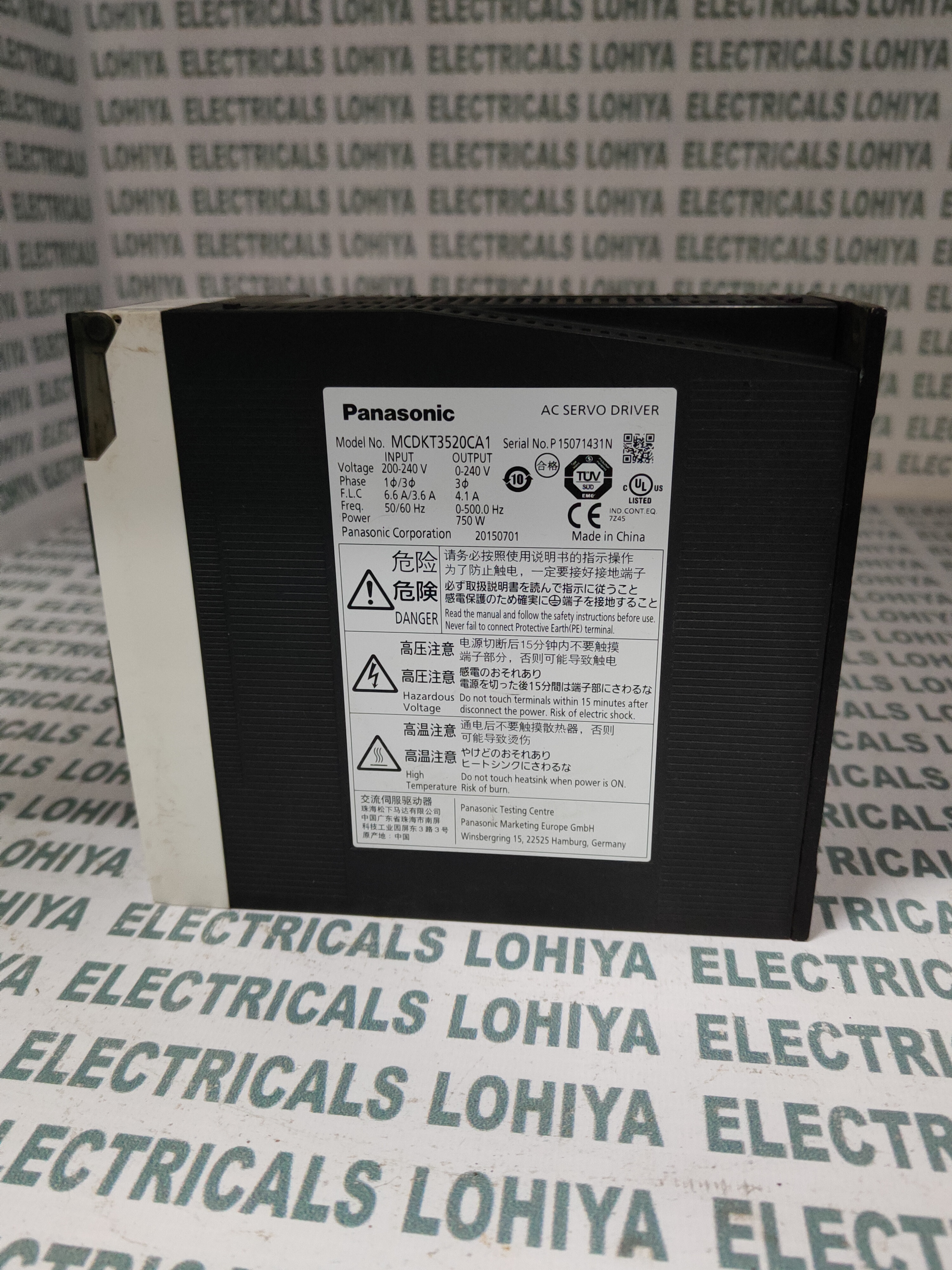 Panasonic Ac Servo Drive Mcdk3520ca1