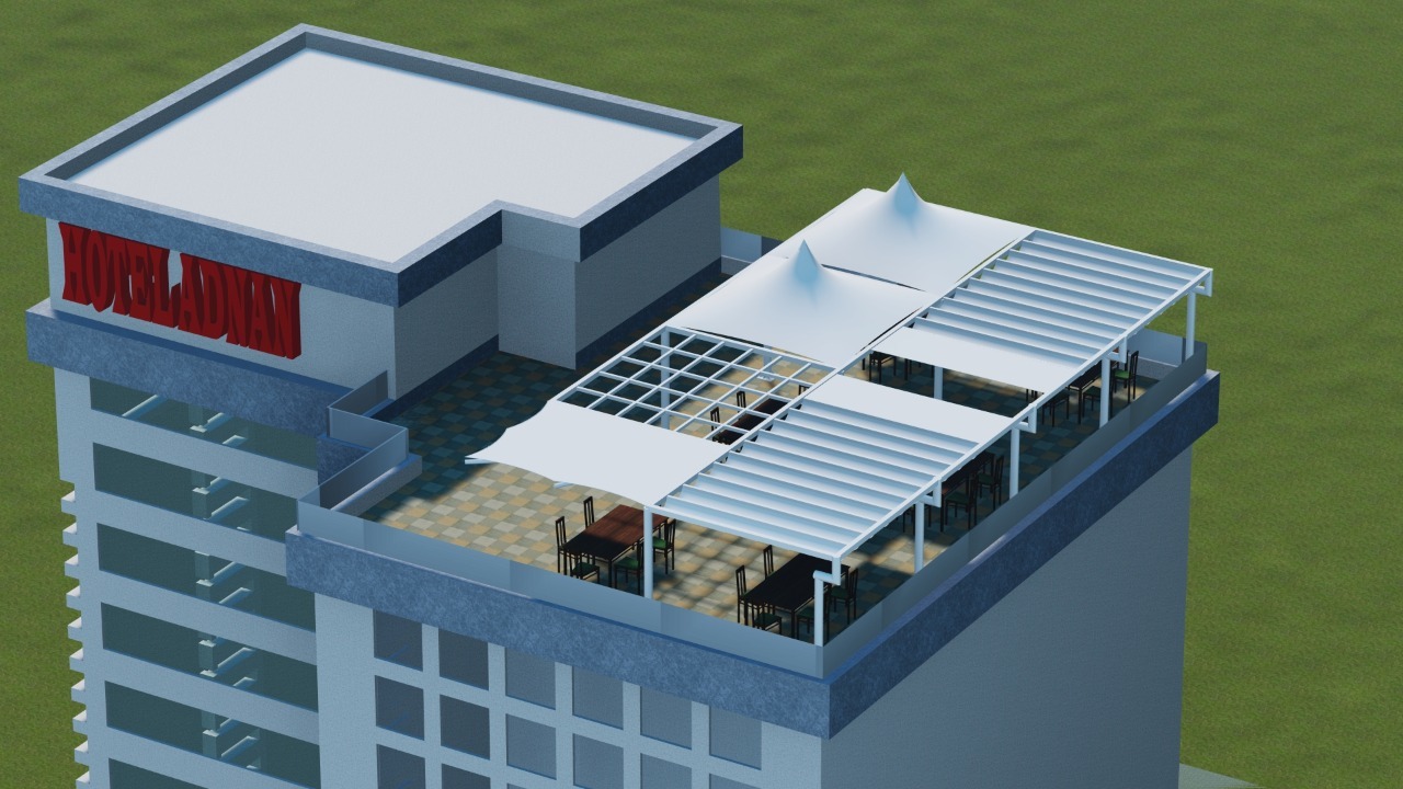 Restaurant Tensile - Color: White