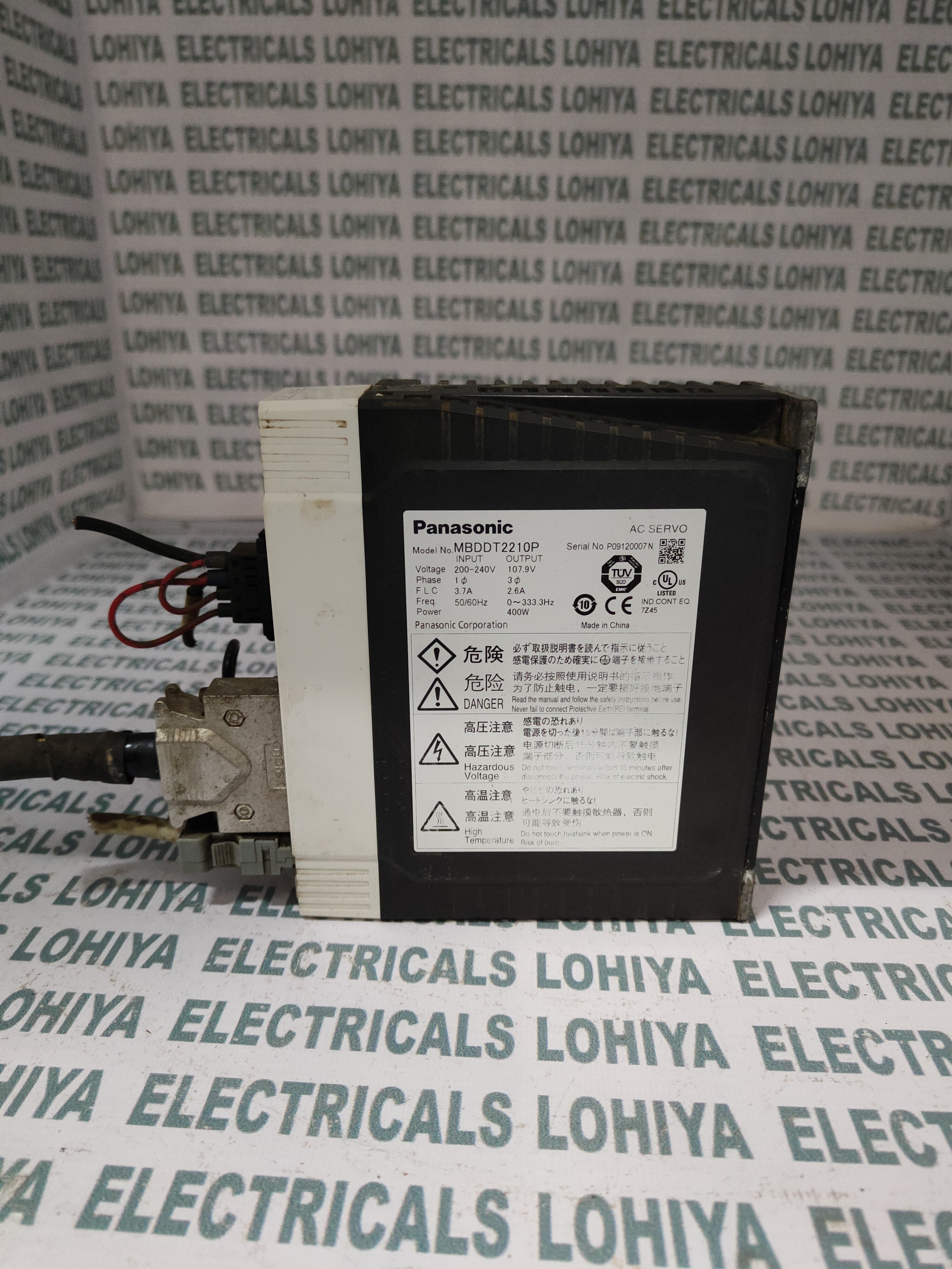 Panasonic Ac Servo Drive Mbddt2210p