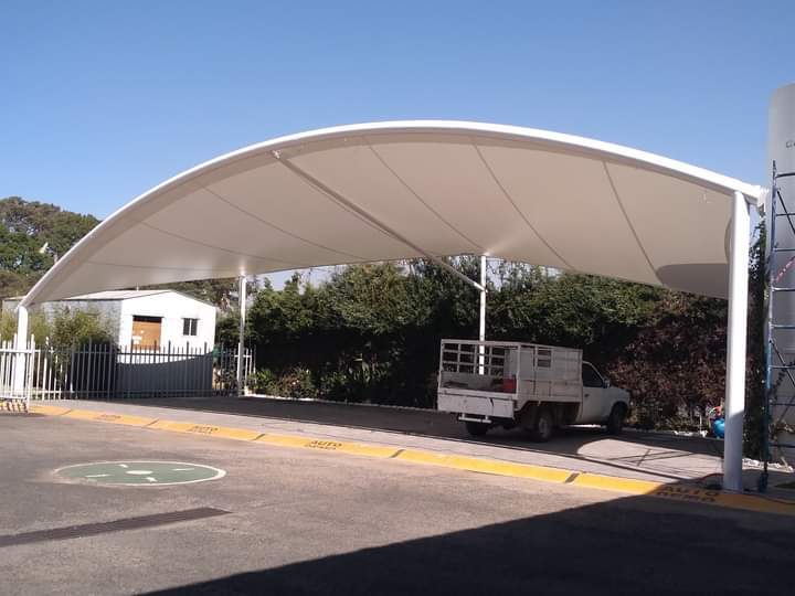 Tensile Path Structure - Custom Dimensions In All Colors | Weather-proof, Smooth Finish, Stylish Design For Hotels, Restaurants, Houses, Offices, Shops, Villas, Warehouses, Workshops