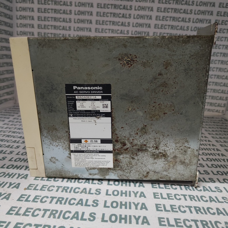 Panasonic Ac Servo Drive Mada08311a