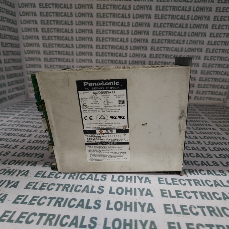Panasonic Ac Servo Drive Muds083a1a