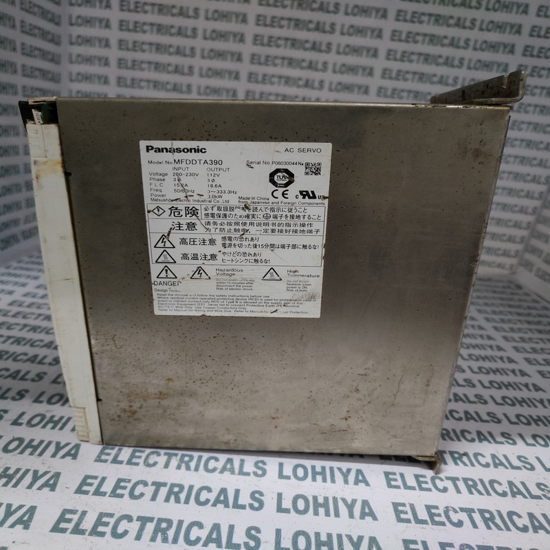 Panasonic Ac Servo Drive Mfddta390