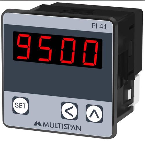 PI-41 Digital Process Indicator - Plastic, 48x48 mm, Black | 220V Voltage Range, 1-Year Warranty