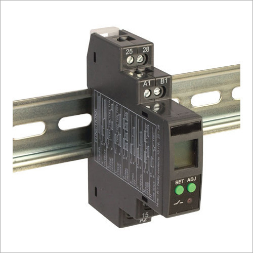 Black Gic Din Rail Timer