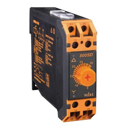 Black 800Sd Din Rail Timer