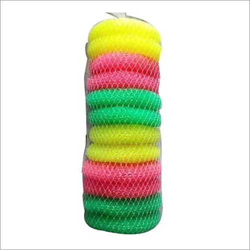 वॉशेबल प्लास्टिक राउंड स्क्रबर