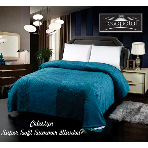 Ac Blankets - Full Size Cotton Blend | Designer Style For Home And Hotel Use