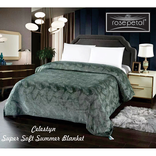 Ac Blankets - Full Size Cotton Blend | Designer Style For Home And Hotel Use