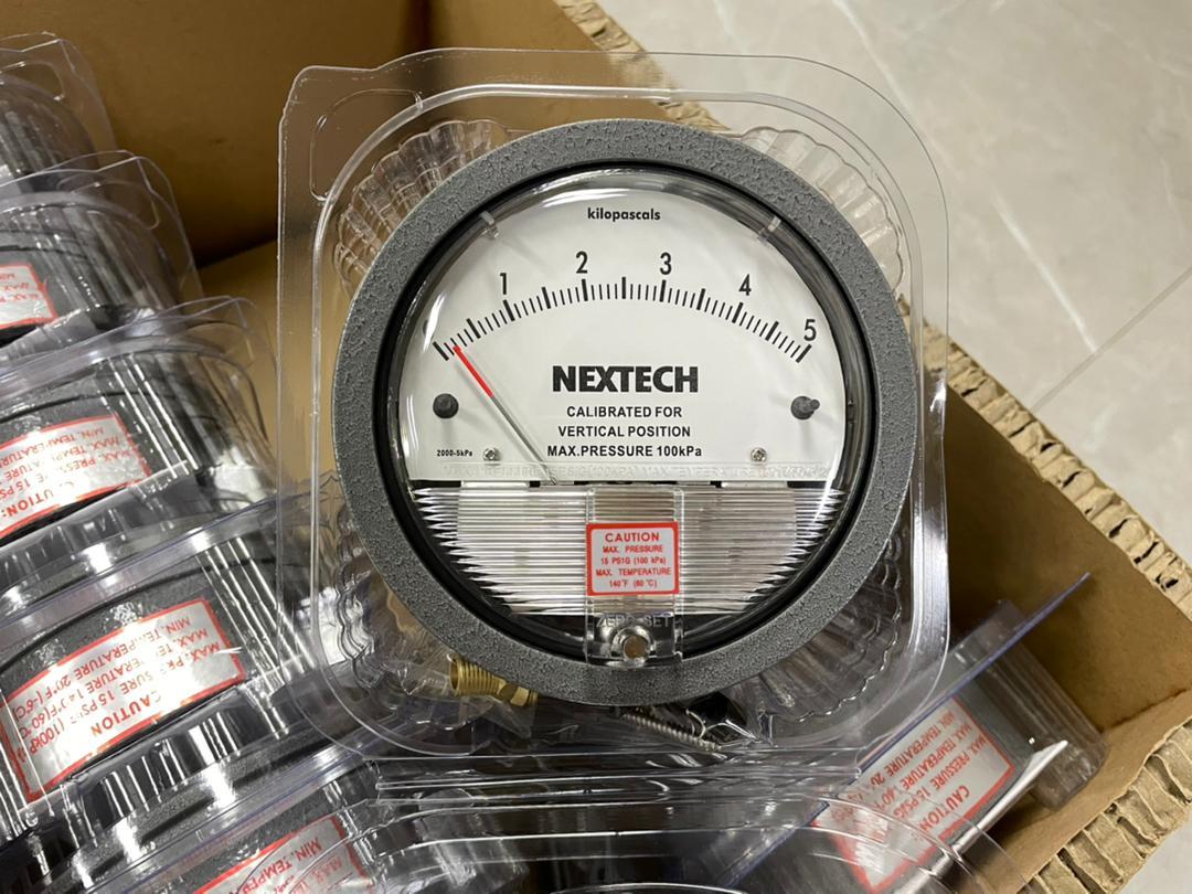 Nextech Differential Magnehelic Pressure Gauge Range 0-5 Kilopascals Accuracy: A 2% Of Full Span At 70 21 3% On -0