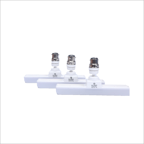 T Shape Led Bulb - Plastic & Metal, White Color | Ideal For Bathrooms & Vertical Installations, Energy Efficient With Wide Light Spread