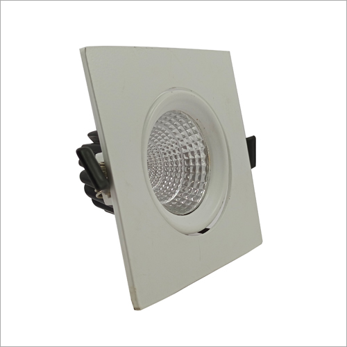 Square Movable Cob Downlight - Aluminium Die Casting, Slim Square Shape, Warm White & Cool White Color Options | 90' Beam Angle, 2-year Warranty, Ip66 Rated