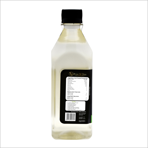 Organic Cold Pressed Coconut Oil - 500 Ml | High Purity, Ideal For Cooking, Hair Growth & Skin Care