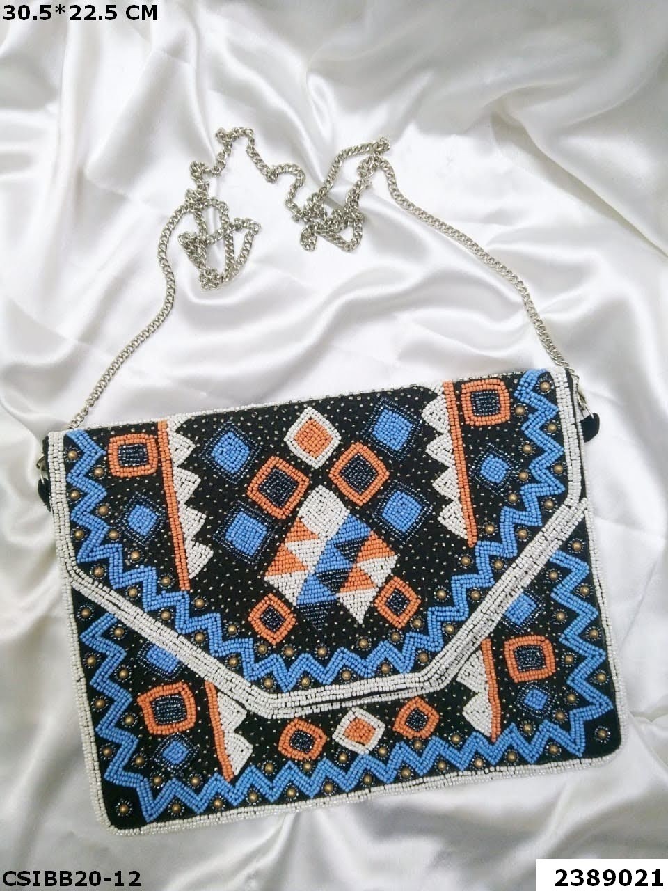 Multi Designer Handmade Boho Beaded Bag