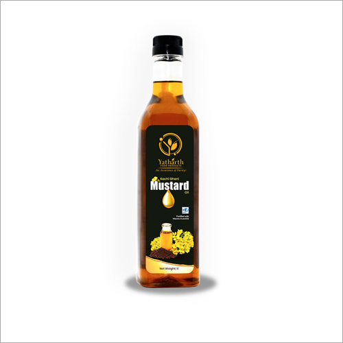 Organic Cold Pressed Kachi Ghani Oil - 500 Ml | High Purity, Ideal For Cooking, Deep Frying, Pickling, And Body Massage