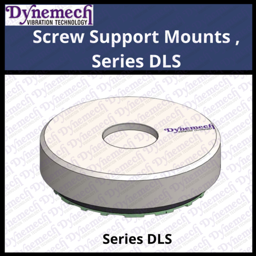 Screw Support Mount, Series DLS - Stainless Steel, Dia: 59mm to 276mm, Height: 21mm to 108mm, Grey | Vibration Isolation, Corrosion Resistance, Load Capacity: 75 to 17870kg
