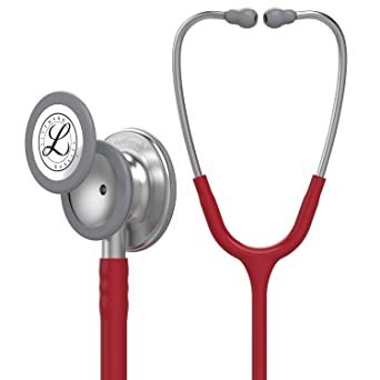 3M Littmann Classic Iii Monitoring Stethoscope, Burgundy Tube, 27 Inch, 5627 Color Code: Burgandy