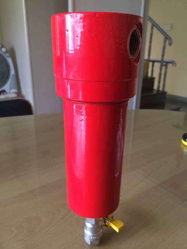 Oxygen Filter - Aluminium & Steel Build, 20cm Diameter X 15cm Height X 12cm Length, Blue Color | 0.01 Micron To 6000 Micron Mesh, Lightweight 2kg, Cylindrical Shape For Air And Gas Filtration
