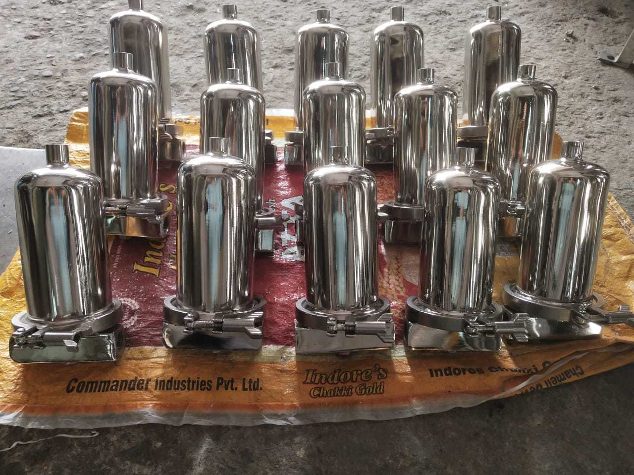 Medical Oxygen Filter - Aluminium & Stainless Steel, 40x50x30 Cm, 5 Kg | Bacterial Removal, 0.01 To 6000 Micron Mesh Filtration, Customized Color Options