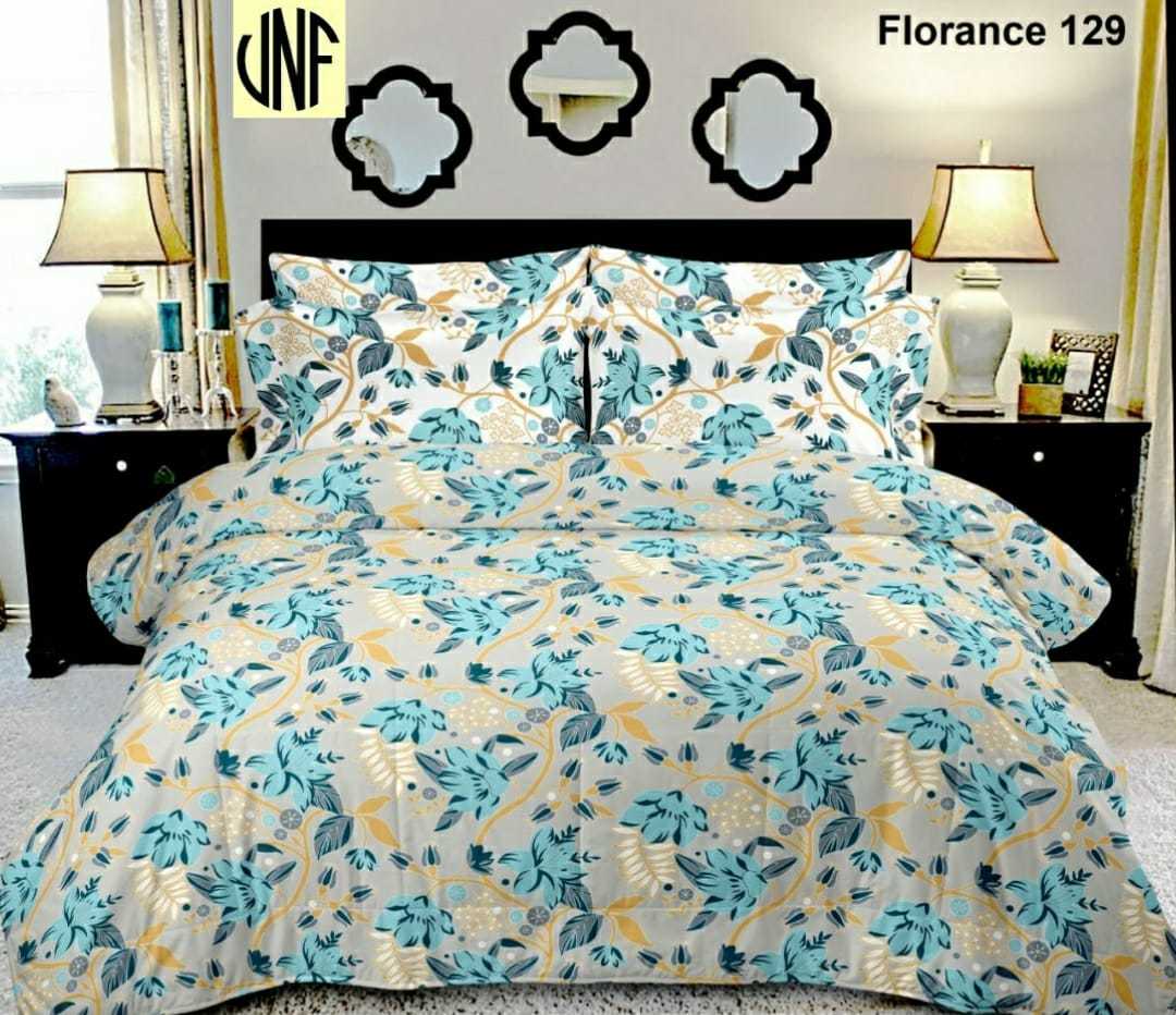 Cotton Bedsheet Set - 90x100 Cm With 2 Pillow Covers 18x28 Cm | 100% Pure Cotton, Quick Dry, Multicoloured Printed Design, Suitable For Home And Hotels