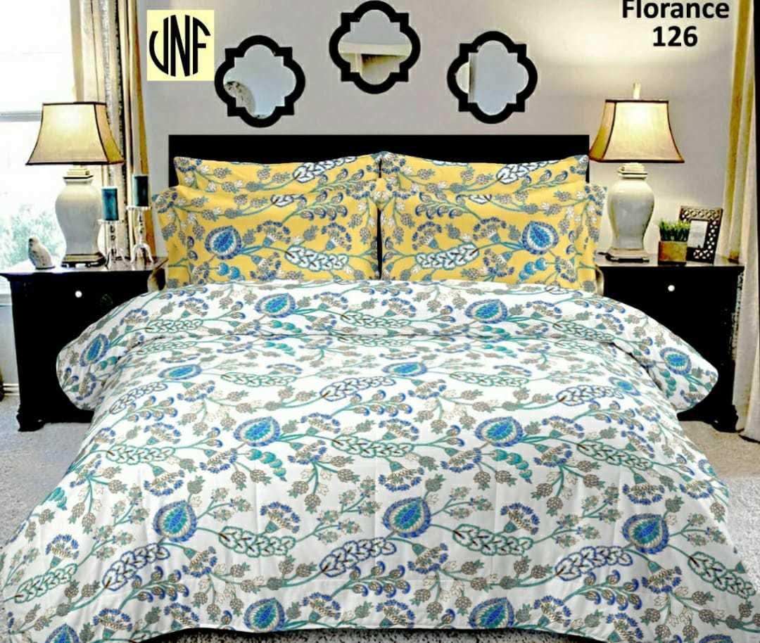Cotton Bed Sheets/double Bed Printed Bedsheets/ - Color: As Per Buyer Requirement