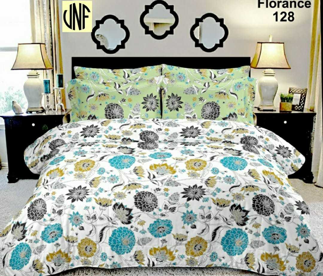 Cotton Bed Sheets/double Bed Printed Bedsheets/ - Color: As Per Buyer Requirement