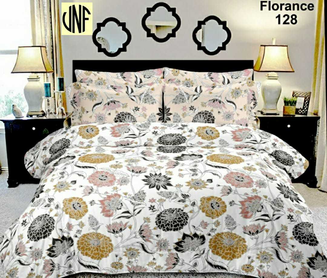 Cotton Bed Sheets/double Bed Printed Bedsheets/ - Color: As Per Buyer Requirement
