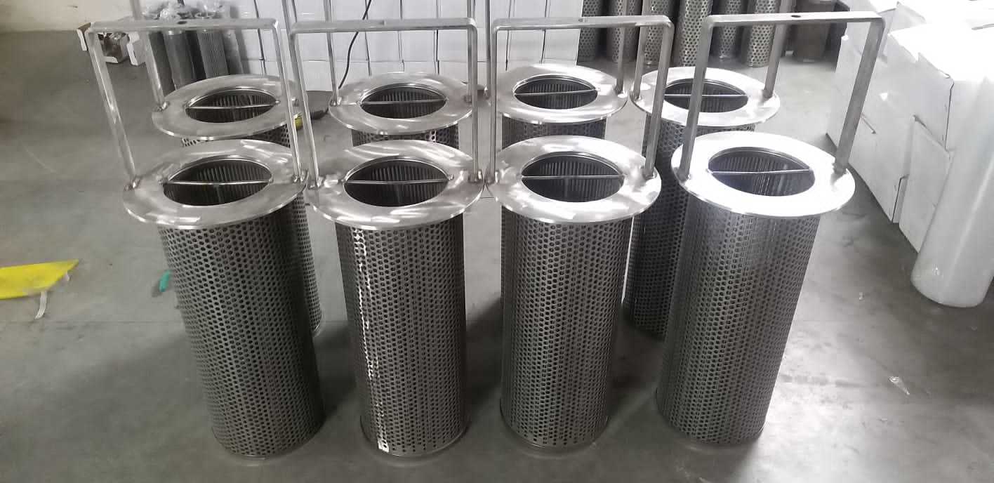 Wire Mesh Filter Baskets - Color: Grey