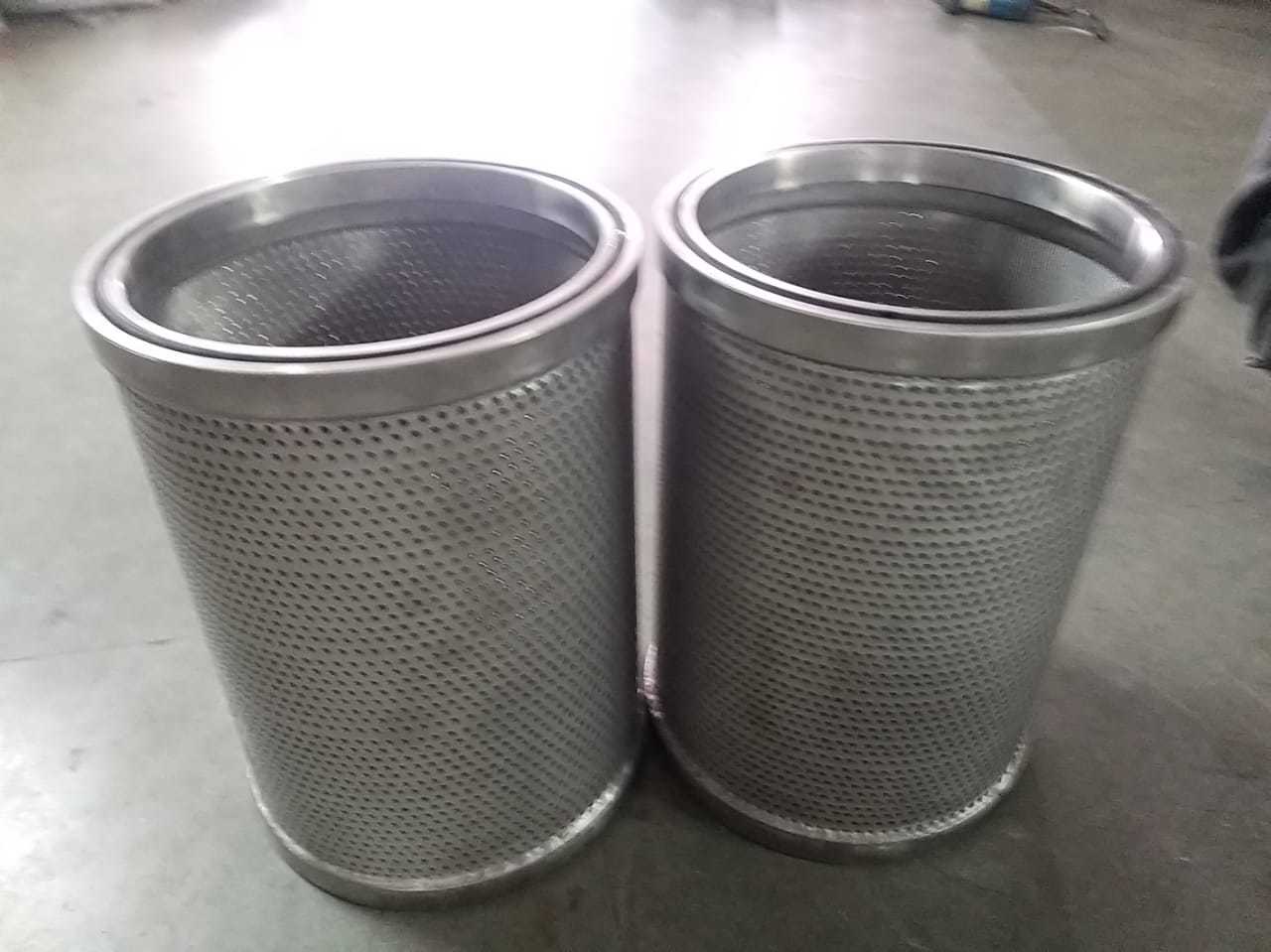 Wire Mesh Filter Baskets - Color: Grey