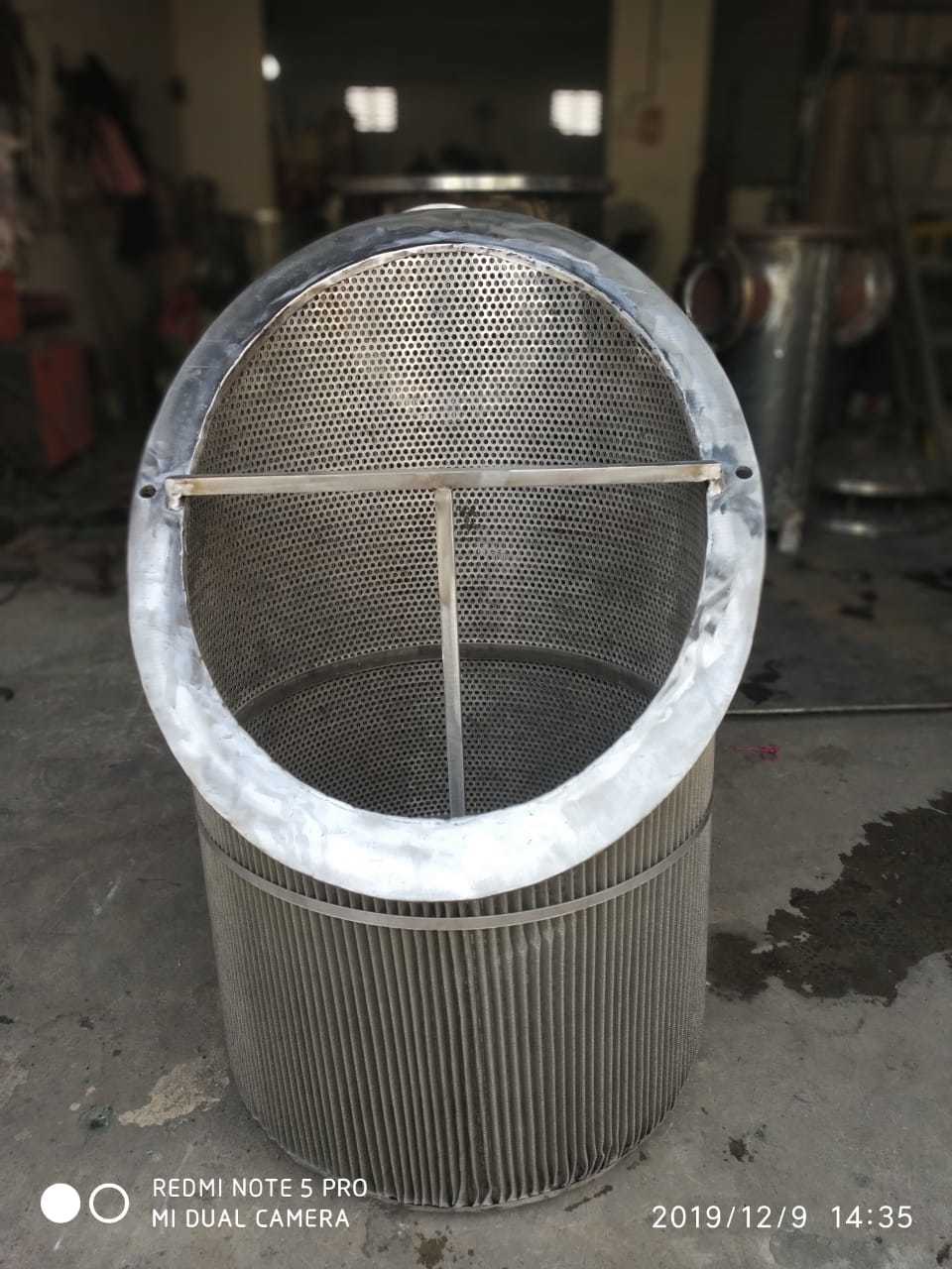 Wire Mesh Filter Baskets - Color: Grey