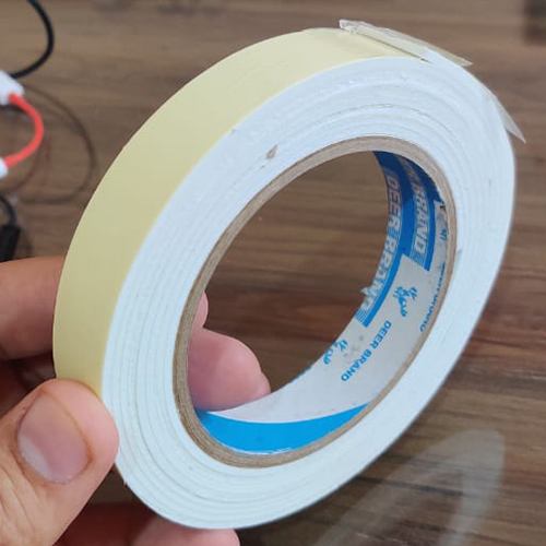 Foam Tape - Double Sided, Various Sizes | White Foam Material With Pressure-sensitive Adhesive