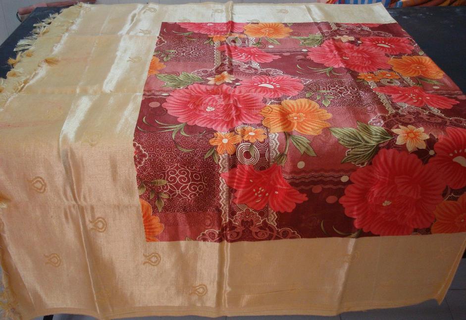 Polyster Bedsheet/printed Bedsheet/print Block Bedsheet - Color: As Per Buyer Requirement