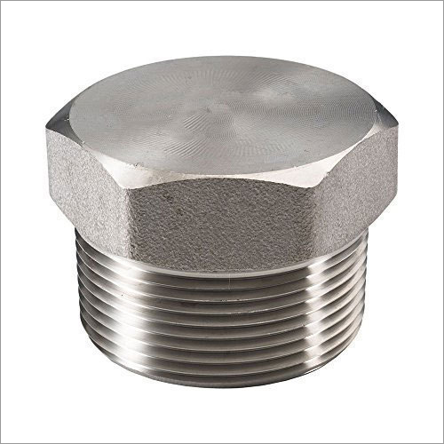 Stainless Steel Plug - 1/2 Inch NPT, Polished Finish | 400°F Temperature Rating, Lightweight 0.1 lbs
