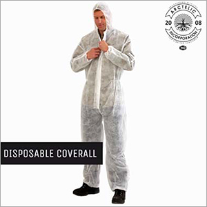 White Disposable Coverall
