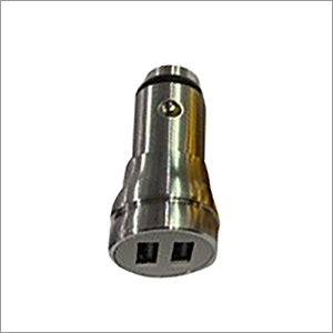 Car Charger - Plastic, Dual USB Ports, 12V DC, 50-60Hz | Fast Charging, Compact Design, Durable Build, 1-Year Warranty