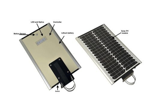 9W Integrated Solar Street Light System