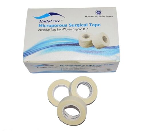 Surgical Paper Tape - 100% Cotton, 9 Miter Length | Waterproof, High Adhesion, Non-Irritant, Smooth Texture, Ideal Width & Thickness