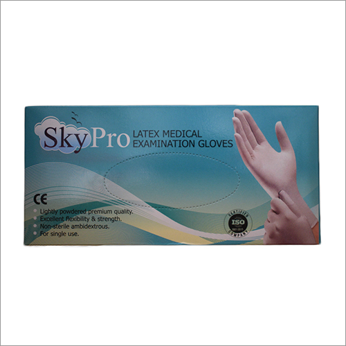 सफेद लेटेक्स परीक्षा दस्ताने